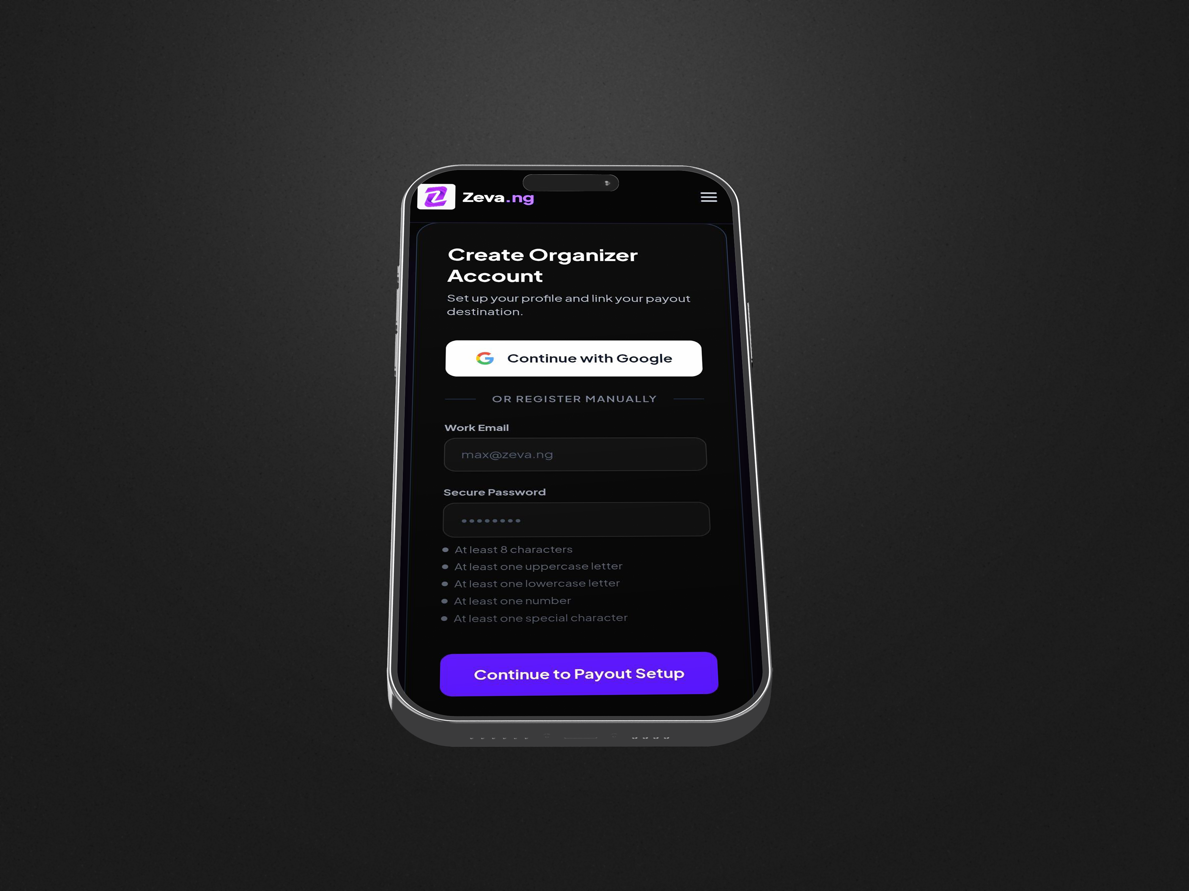 UI/UX Design Mock Up